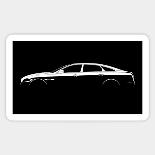 Jaguar XJ L (X351) Silhouette Sticker